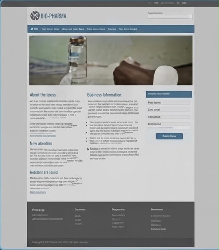 Site antes da transformação